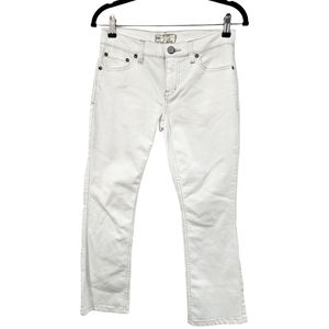 Free People Slim Kick Crop Jeans